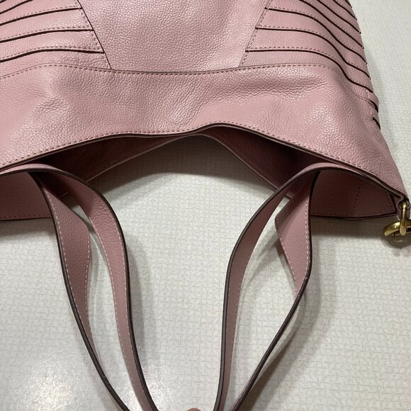 NWT Pale Pink Leather orYany Crossbody/ Satchel - Picture 6 of 14